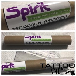 Spirit® Original Tattoo Thermal Image Copier Paper - 8-1/2" x 11" - 20 Sheets (Tube of 20)