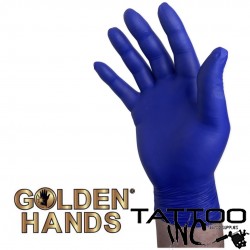 Gloves Dark Blue Golden Hands™ Nitrile