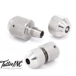 EZ Auto Lock Stainless Steel Tattoo Knurled Grip (25mm)