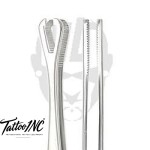 MINI Pennington 5 3/4" Tweezers Slotted with Easy Lock