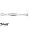 Pennington 5 3/4" Tweezers Slotted with Easy Lock
