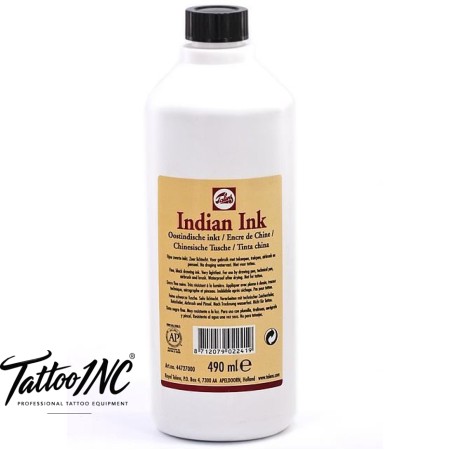Talens Black INDIAN Ink ~ 490 ml Bottle of Black Ink