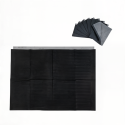 Black Dental Bibs (Tattoo 3-Ply)
