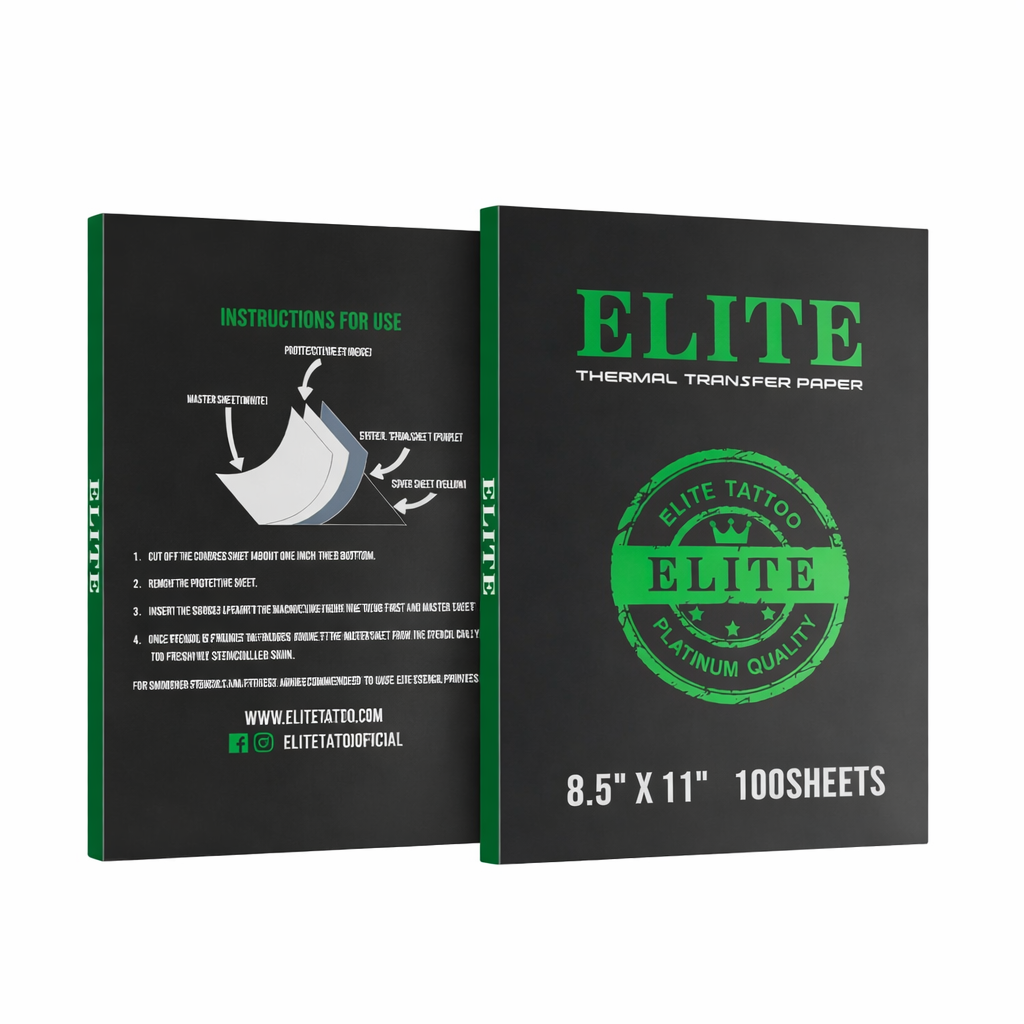 TattooINC Elite Thermal Tattoo Stencil Paper 8.5 x 11 100 sheets