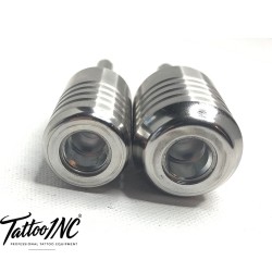 Black Dog Adjustable Click Cartridge tattoo Grip (Stainless Steel)