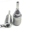 Black Dog Adjustable Click Cartridge tattoo Grip (Stainless Steel)