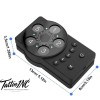 Magnetic tattoo ink pigment stirrer in black with cups and magnetic stir sticks