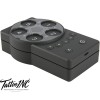 Magnetic tattoo ink pigment stirrer in black with cups and magnetic stir sticks