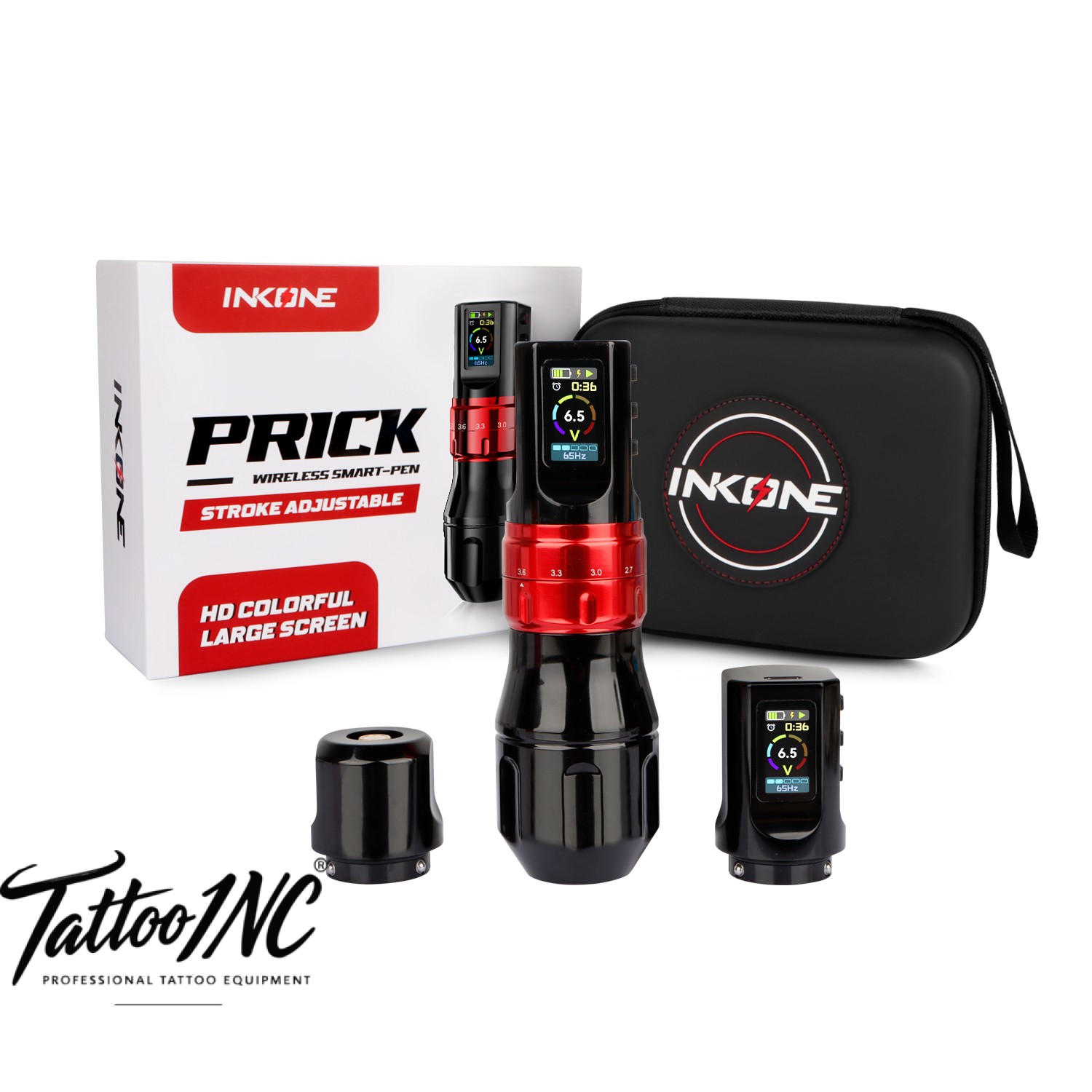 Inkone Wireless Adjustable Stroke Tattoo Machine.
