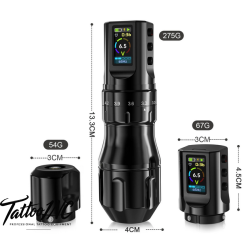 Inkone Wireless Adjustable Stroke Tattoo Machine.