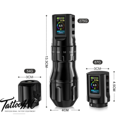 Inkone Wireless Adjustable Stroke Tattoo Machine.