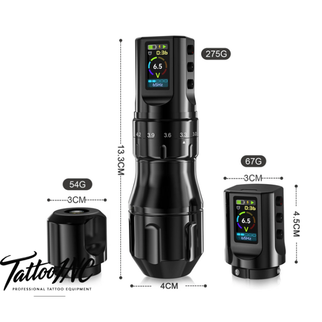 Inkone Wireless Adjustable Stroke Tattoo Machine.