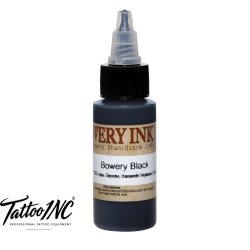 Intenze Tattoo Ink Black Bowery Series 1oz