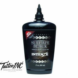 Intenze Tattoo Ink - Suluape Black Samoan Tribal Tatau Ink 17oz Bottle