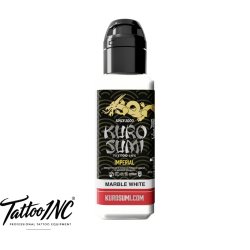 Kuro Sumi Tattoo Ink Marble White 