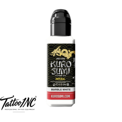 Kuro Sumi Tattoo Ink Marble White 