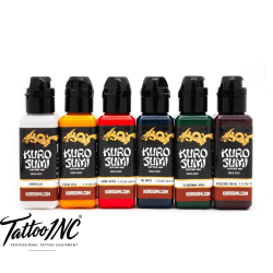  Kuro Sumi Tattoo Ink — Yukyu by Kensho II Japan Set  1.5oz