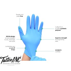 Gloves Blu-Skin  Nitrile Medinox