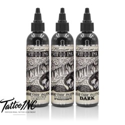 Nocturnal Tattoo Ink West Coast Blend Grey Wash Set of 3 — 2oz Bottles