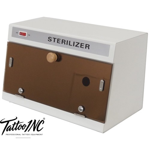uv sterilising cabinet for tattoo tools front view