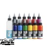 Solid Ink Colors Spectrum Set 1oz 12 bottle tattoo ink set with mixer