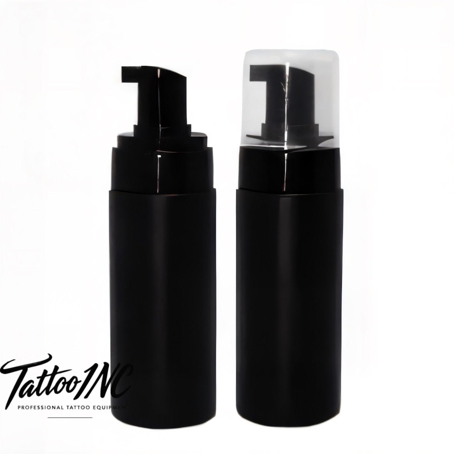 60ml black foam pump bottle for tattoo studio cleansing solutions
