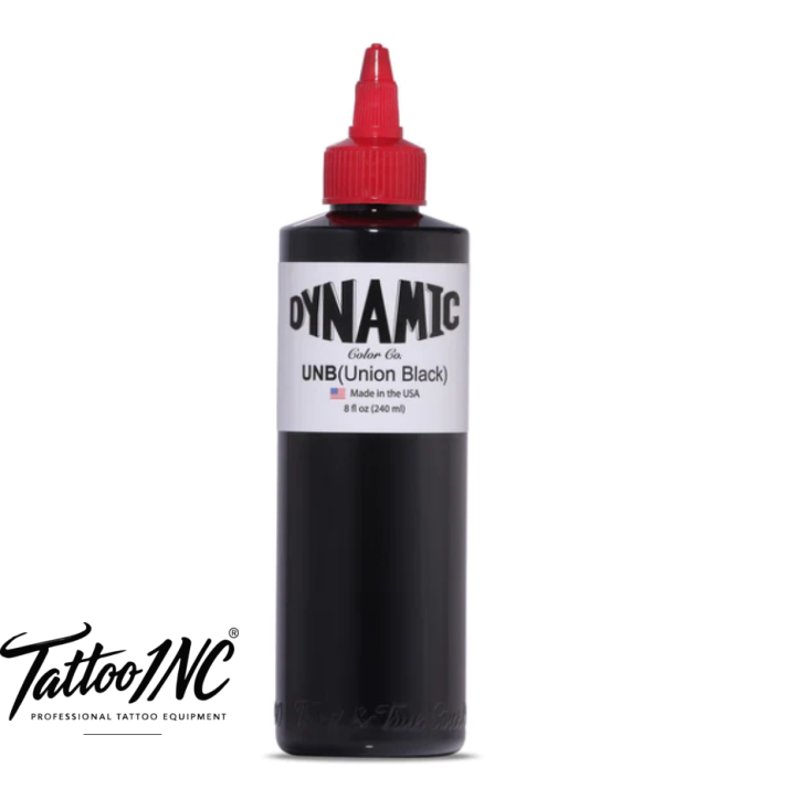 Dynamic Union Black Tattoo Ink - 8 oz