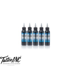 Fusion Tattoo Ink – Greywash 5-Pack Set – 2oz / 4oz