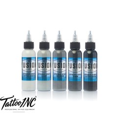 Fusion Tattoo Ink Opaque Gray 5-Pack Set — 4oz Expired
