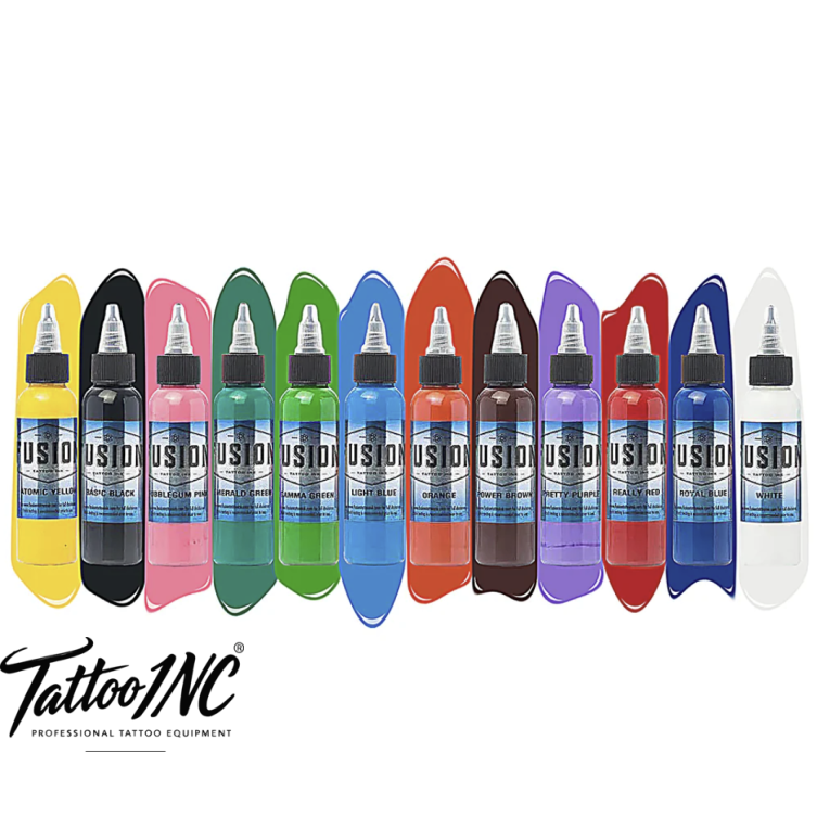 Fusion Tattoo Ink – 1oz 12 Pack