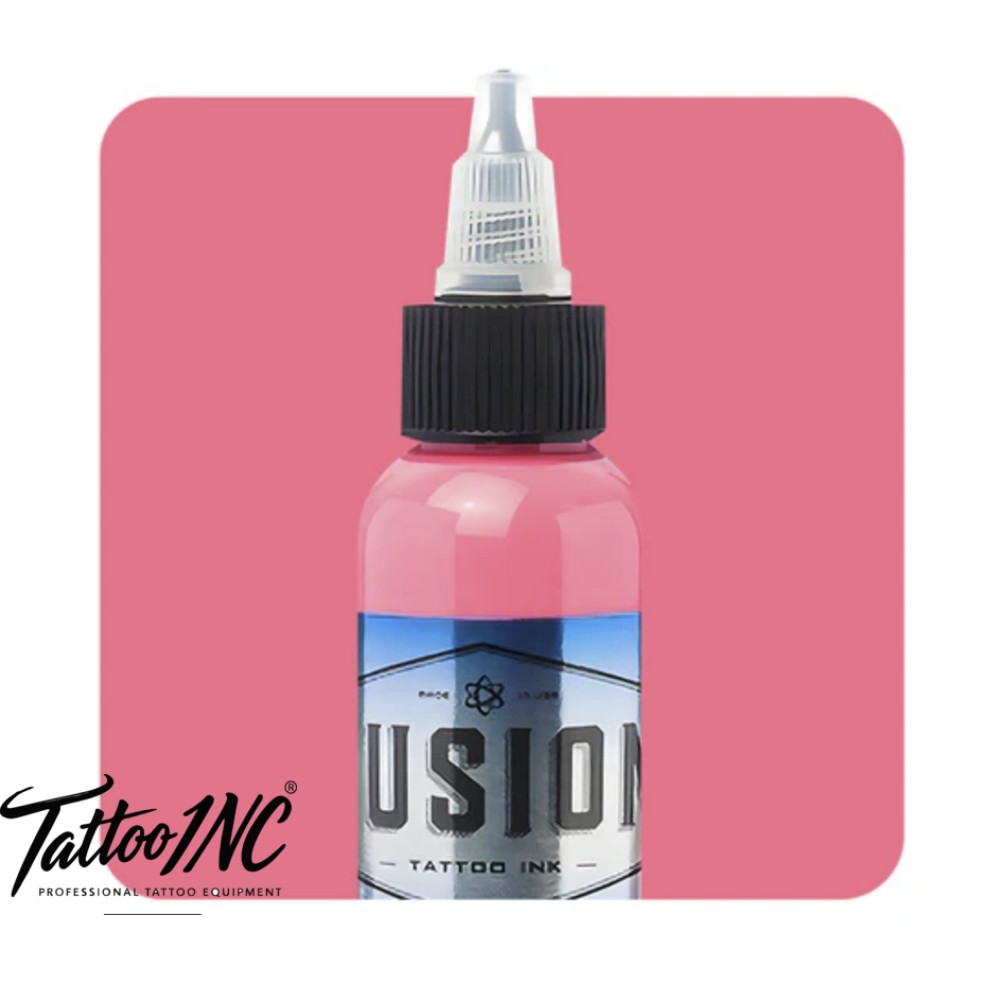 Fusion Tattoo Ink Bubblegum Pink 1oz bottle bright pink tattoo ink