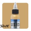 Fusion Tattoo Ink Hot Mustard 1oz bottle light brownish yellow tattoo ink