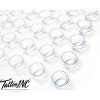 Clear connected ink cups tray, 11 mm cups, 5 rows of 10 cups