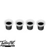 Tattoo ink cups 8 mm small clear white disposable
