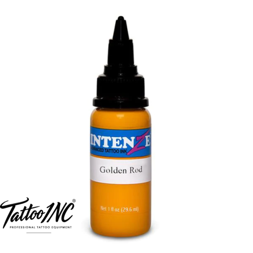 Intenze Tattoo Ink - Golden Rod - 1oz Bottle