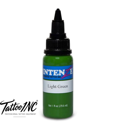 Intenze Tattoo Ink - Light Green - 1oz Bottle