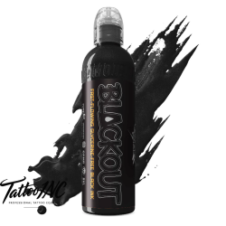 World Famous Tattoo Ink — Blackout — 8oz