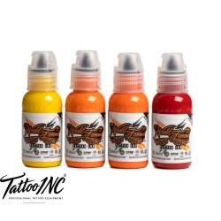 World Famous 4 Bottle Blazin’ Hot Ink Set (1oz)