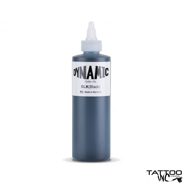 Dynamic Black 8 oz tattoo ink