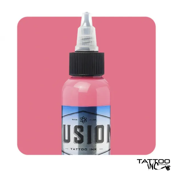 Fusion Tattoo Ink Bubblegum Pink 1oz bottle bright pink tattoo ink
