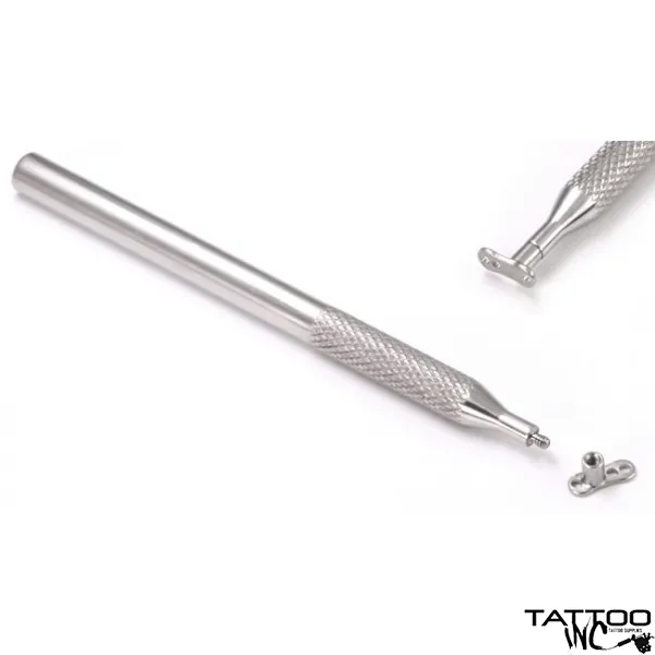 Threaded Tool for 14g - 12g Internally Threaded Dermal Anchors