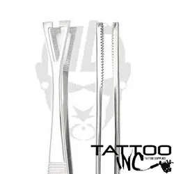 Pennington 5 3/4" Tweezers Slotted with Easy Lock