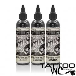 Nocturnal Tattoo Ink West Coast Blend Grey Wash Set of 3 — 2oz Bottles