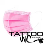 Face Mask Black and Pink 3 Ply