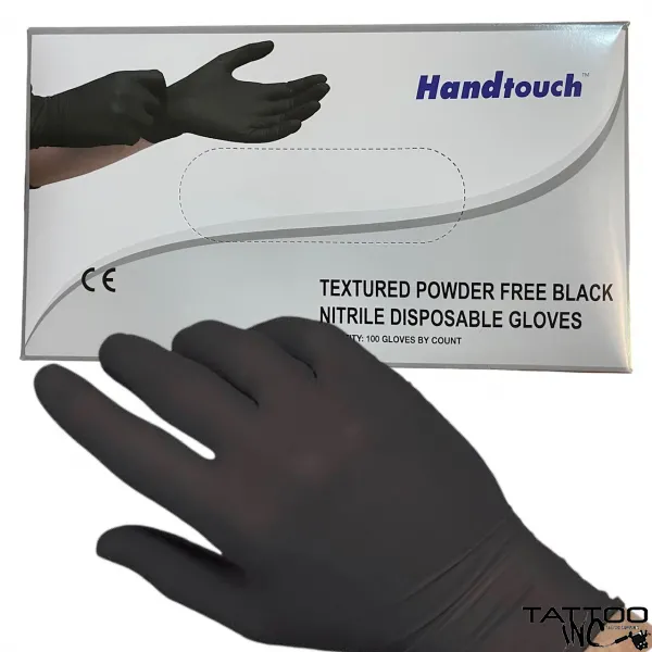 Gloves Black Nitrile Hand Touch ™