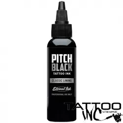  Eternal Tattoo Ink - Pitch Black (1oz)