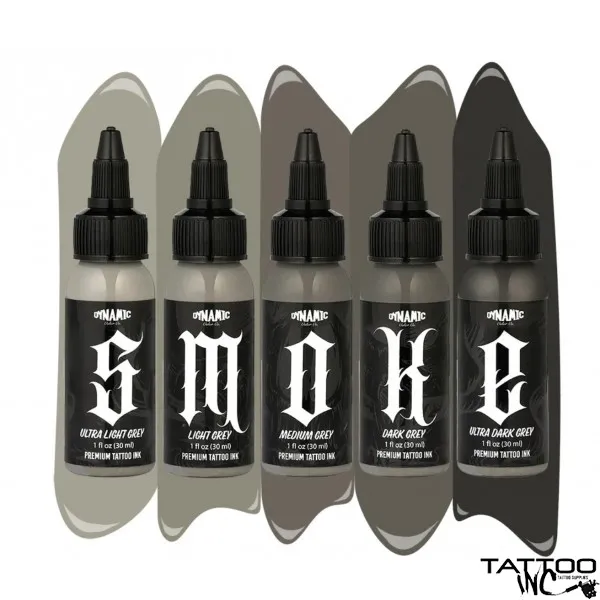 Dynamic Smoke Opaque Grey Set — 5 1oz Bottles