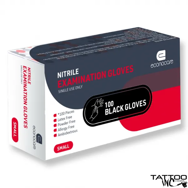 Gloves Nitrle Econocare Black