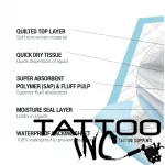 Linen Savers MX Disposable 5-Ply – Large 60x60cm (10 Pieces)