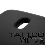 Marbella Acacia Tattoo Bed – Black Steel Frame 188 × 75 × 75 cm Marbella Acacia Tattoo Bed with Steel Frame in black, 188 × 75 × 75 cm